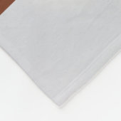 Aquarellfuchs und Schneeurlaub Fleecedecke (Ecke)