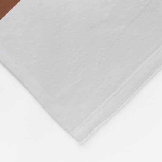 Aquarellfuchs und Schneeurlaub Fleecedecke (Ecke)