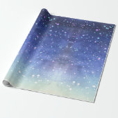 Aquarellgalaxie Geschenkpapier (Ungerollt)