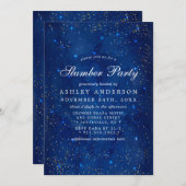 Aquarellgalaxie Kosmische Sterne Starr Slumber Par Einladung (Vorne/Hinten)