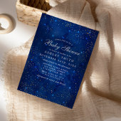 Aquarellgalaxie Kosmische Sterne Starry Babydusche Einladung