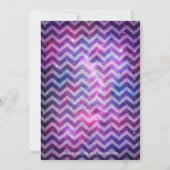 Aquarellgalaxie unter den Sternen Einladung (Rückseite)