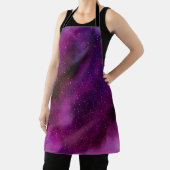 Aquarellgalaxien lila rosa schürze (InSitu)