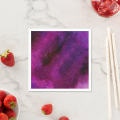 Aquarellgalaxien lila rosa serviette (Beispiel)