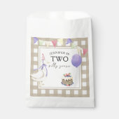 Aquarellgans 2. Geburtstag Geschenktütchen (Vorderseite)