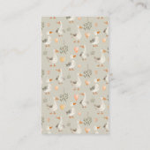 Aquarellgänsehuchbücher für Kinder — Umschließungs Begleitkarte (Rückseite)