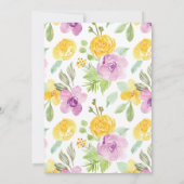 Aquarellgarten 9. Geburtstagsparty Save The Date (Rückseite)