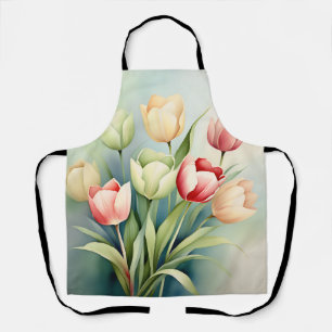 Aquarellgarten auf dem Gehöft Grün Schürze