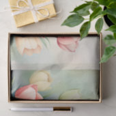 Aquarellgarten auf dem Gehöft Grün Seidenpapier (Geschenk)