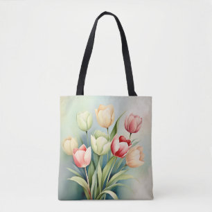 Aquarellgarten auf dem Gehöft Grün Tasche