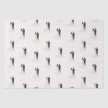 Aquarellgarten & Braut zum Hochzeitsessen Brautpar