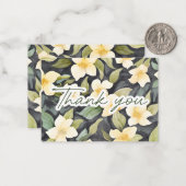 Aquarellgärten der Dankbarkeit Vielen Dank Mitteilungskarte (Vorderseite/Rückseite Beispiel)