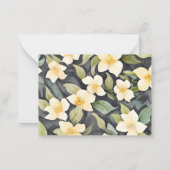 Aquarellgärten der Dankbarkeit Vielen Dank Mitteilungskarte (Rückseite)