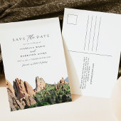 Aquarellgarten der Götter Save the Date Postkarte