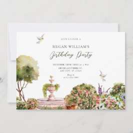 Aquarellgarten Einladung