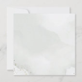 Aquarellgarten Foliage Herz Romantisch Save The Date (Rückseite)