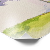 Aquarellgarten Gate Print Fotodruck (Ecke)