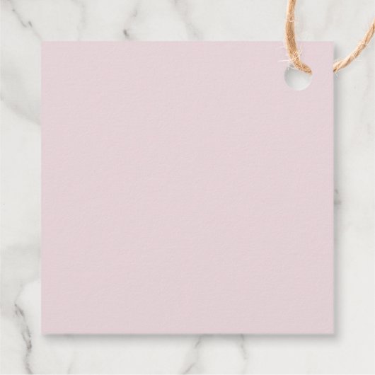 Aquarellgarten Geschenkanhänger (Rückseite)