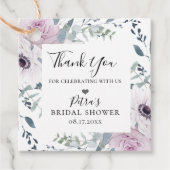 Aquarellgarten Geschenkanhänger (Vorderseite)