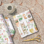 Aquarellgarten Geschenkpapier