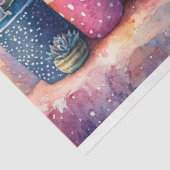 Aquarellgarten Kaktus und Blume Entdeckungsreise Seidenpapier (Ausschnitt)