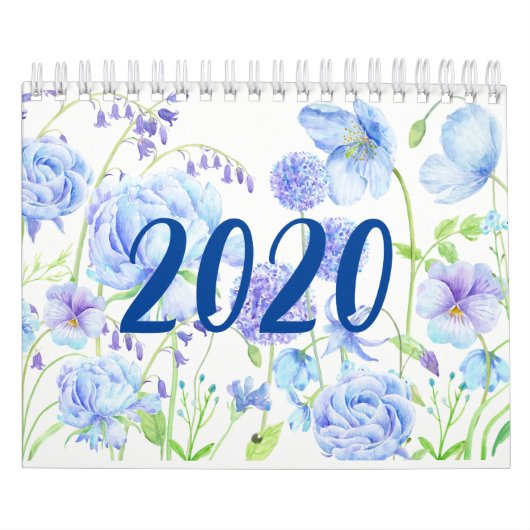 Aquarellgarten - Kalender 2020 (Titelbild)