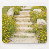 Aquarellgarten Mousepad (Vorne)