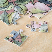 Aquarellgarten: Rose Tulip Elegance. Puzzle (Seite)