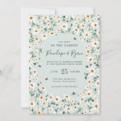 Aquarellgarten | Summer Soirée Party Einladung (Vorderseite)