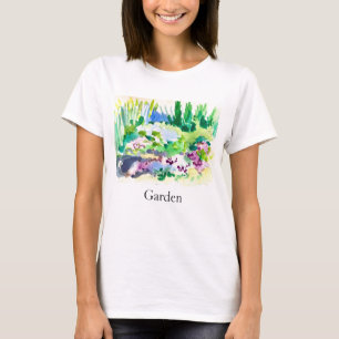 Aquarellgarten T-Shirt
