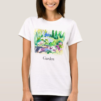 Aquarellgarten T-Shirt