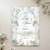 Aquarellgartendusche Einladung