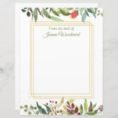 Aquarellgartenfolien (Vorne/Hinten)