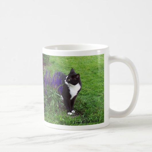 Aquarellgartenkatze Tasse (Rechts)