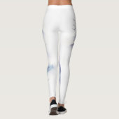 Aquarellgebirge, Winterlandschaft Leggings (Rückseite)