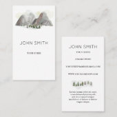 AquarellgebirgsVisitenkarte Visitenkarte (Vorne/Hinten)