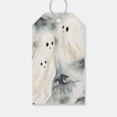 Aquarellgeister Personalisiert Happy Halloween Geschenkanhänger (Rückseite)