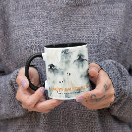 Aquarellgeister Personalisiert Happy Halloween Tasse