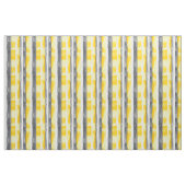 Aquarellgelb, grau, Streifen Stoff (Fat Quarter (45,7 x 55,9 cm))