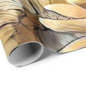 Aquarellgelbe Bouquet Sonnenblumen Sammlung Geschenkpapier (Rolleneckpunkt)