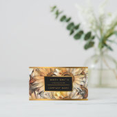 Aquarellgelbe Bouquet Sonnenblumen Sammlung Visitenkarte (Stehend Vorderseite)