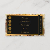 Aquarellgelbe Bouquet Sonnenblumen Sammlung Visitenkarte (Rückseite)