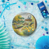 Aquarellgelbe Nadelhölzer Osterpapierplatte Pappteller (Party)