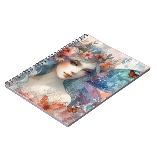 Aquarellgestaltung Notizblock (Linke Seite)