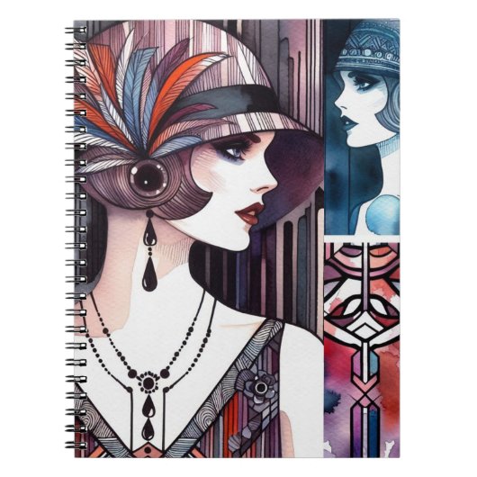 Aquarellgestaltung Notizblock (Vorderseite)