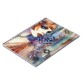 Aquarellgestaltung Notizblock (Linke Seite)