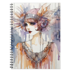 Aquarellgestaltung Notizblock