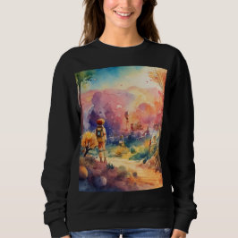Aquarellgestaltung Sweatshirt