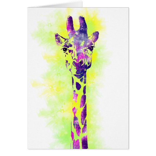 AquarellGiraffe 2 (Vorne)
