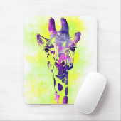 AquarellGiraffe 2 Mousepad (Mit Mouse)